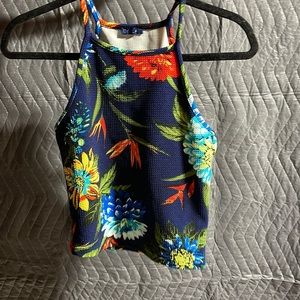 floral tank top